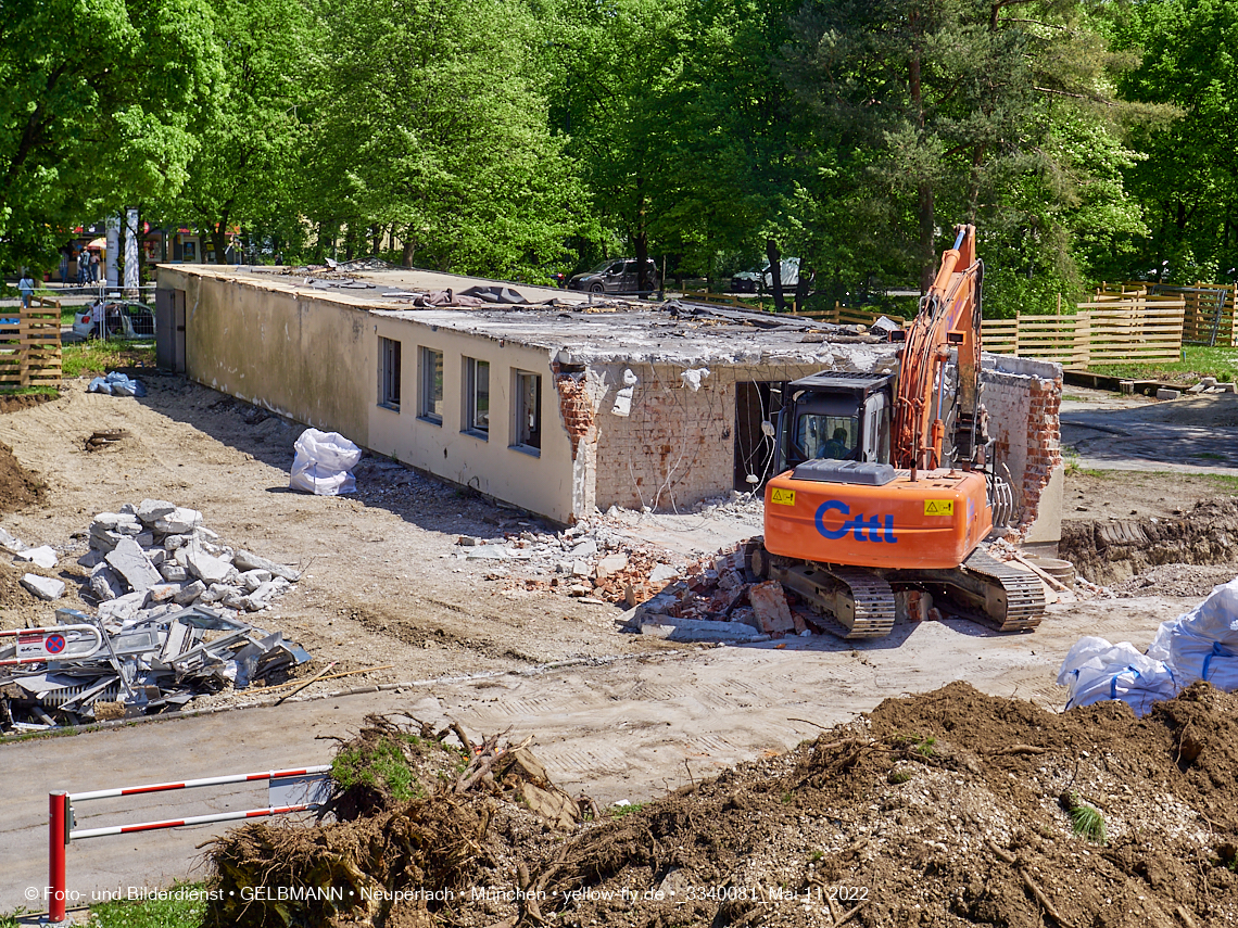 11.05.2022 - Baustelle am Haus für Kinder in Neuperlach